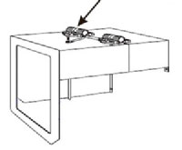Zebra Kit Door Hinge RH & LH (49244M)